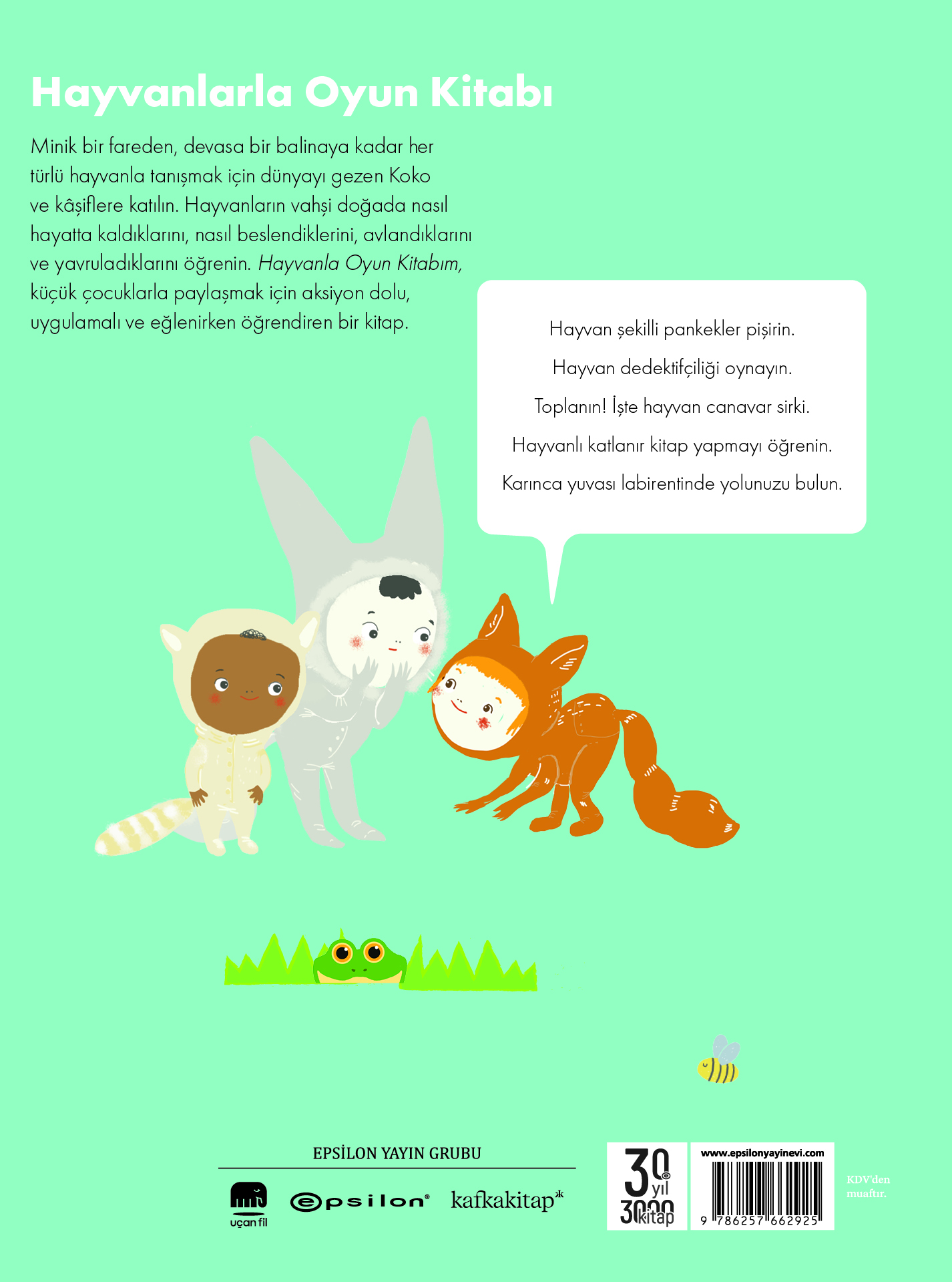 Hayvanlarla Oyun Kitabım