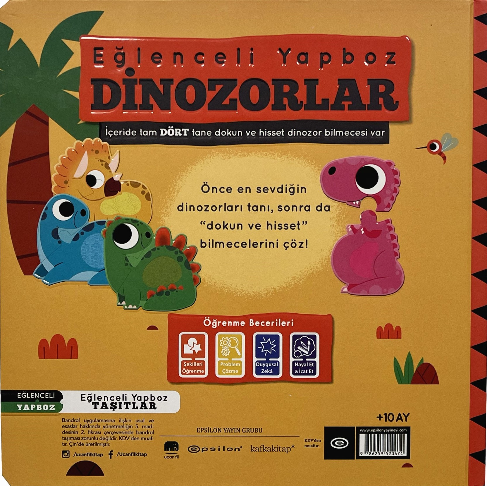 Eğlenceli Yapboz Dinozorlar