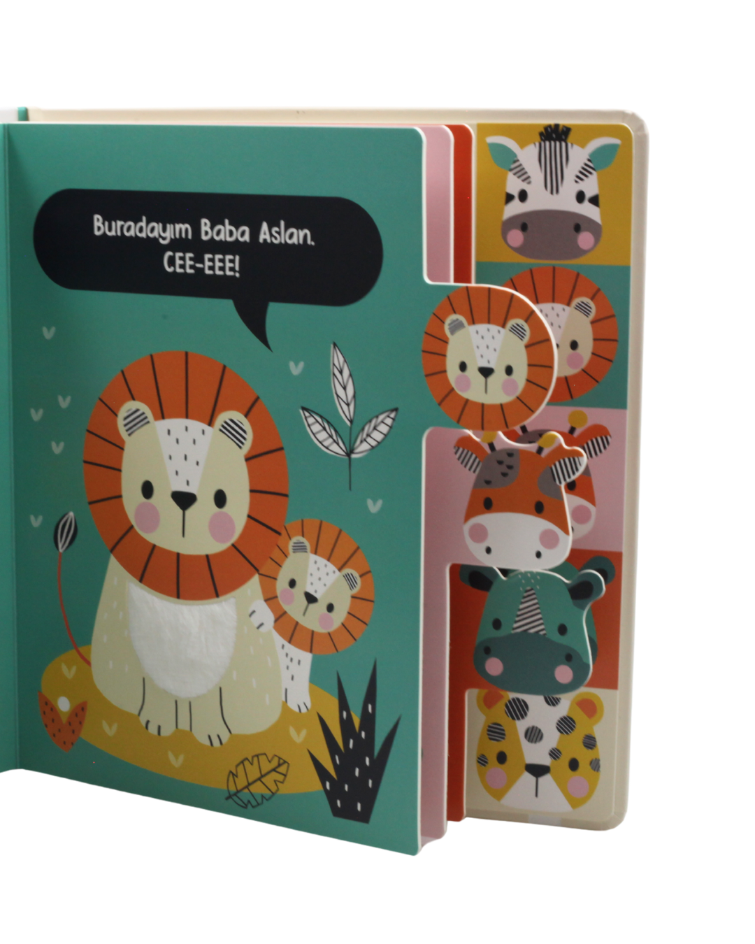 Cee-Eee Dokun Hisset Sevimli Safari Hayvanları