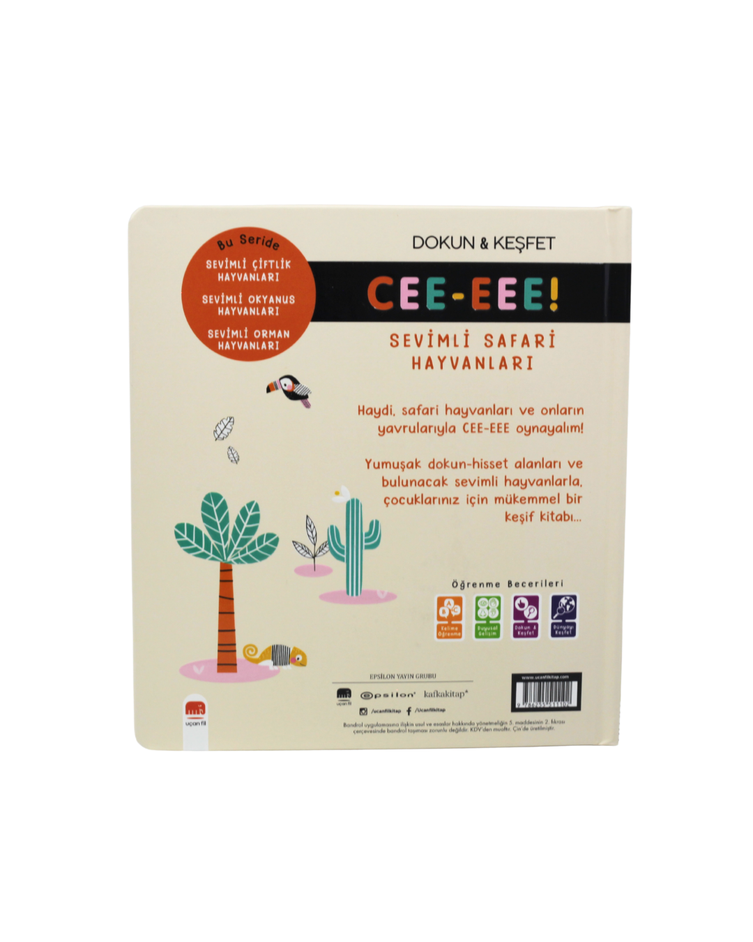 Cee-Eee Dokun Hisset Sevimli Safari Hayvanları