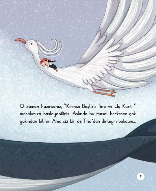 Kırmızı Başlıklı Tina ve Üç Kurt